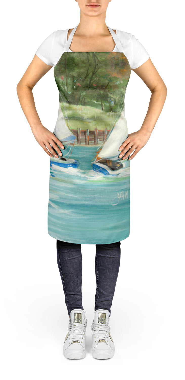 Boats on the Bay Sailboats Apron JMK1291APRON - the-store.com