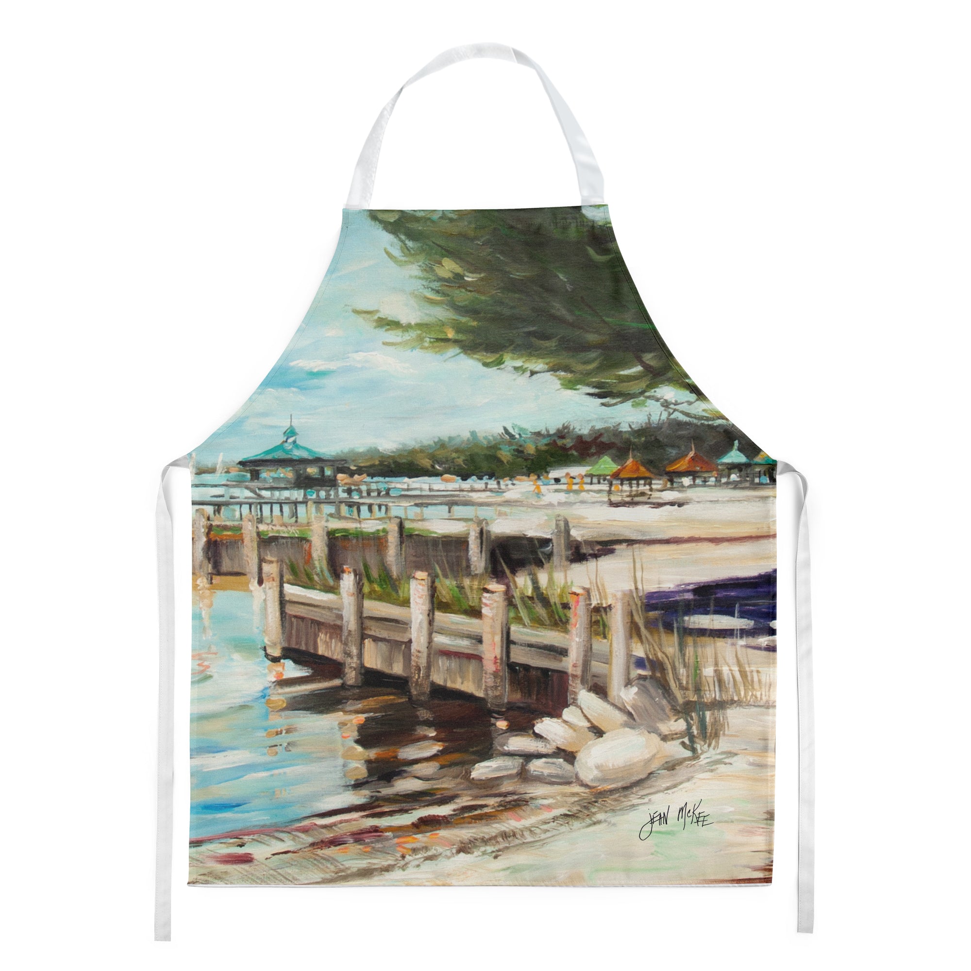 At the Pier Sailboats Apron JMK1299APRON - the-store.com