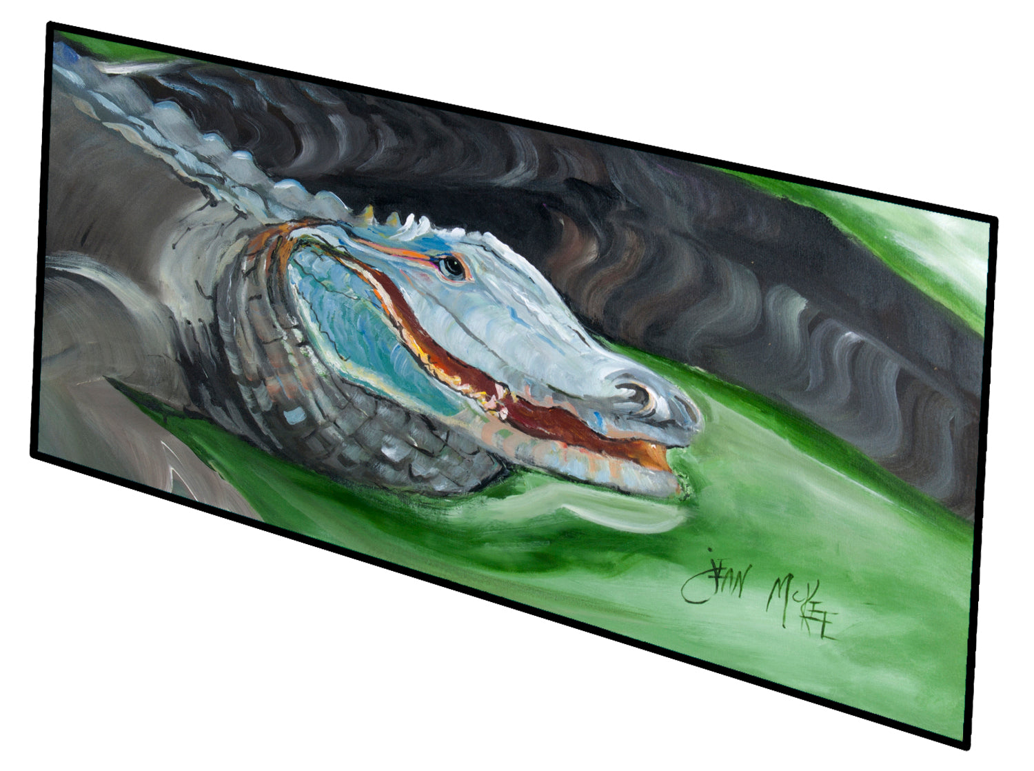 Alligator Smiles Indoor or Outdoor Runner Mat 28x58 JMK1306HRM2858 - the-store.com