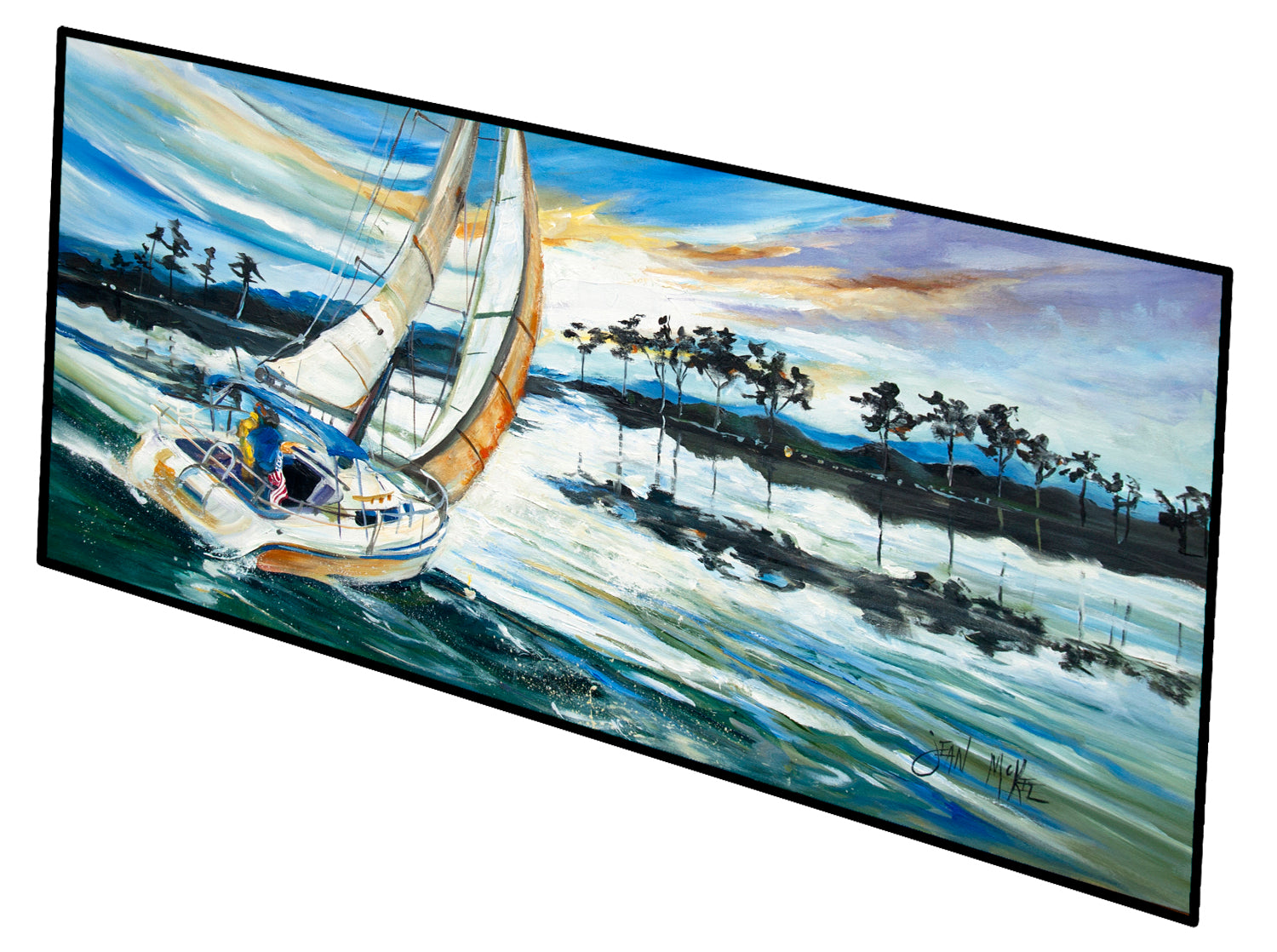 Sailboats Lake Martin Indoor or Outdoor Runner Mat 28x58 JMK1319HRM2858 - the-store.com