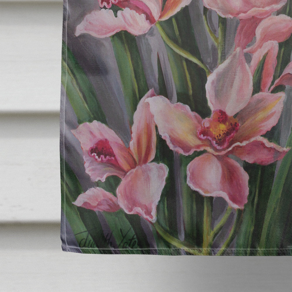 Orchids by Judith Yates Flag Canvas House Size JYJ0071CHF  the-store.com.