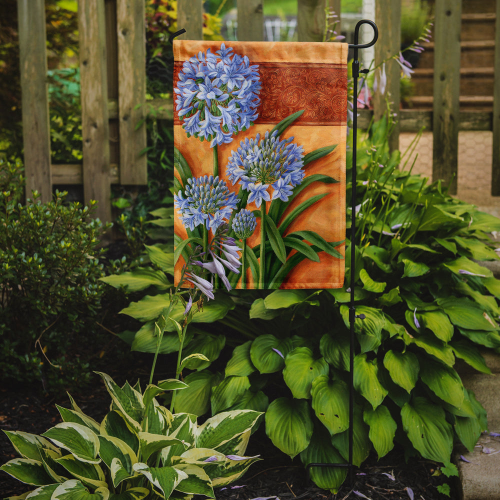 Agapanthus by Judith Yates Flag Garden Size JYJ0072GF.