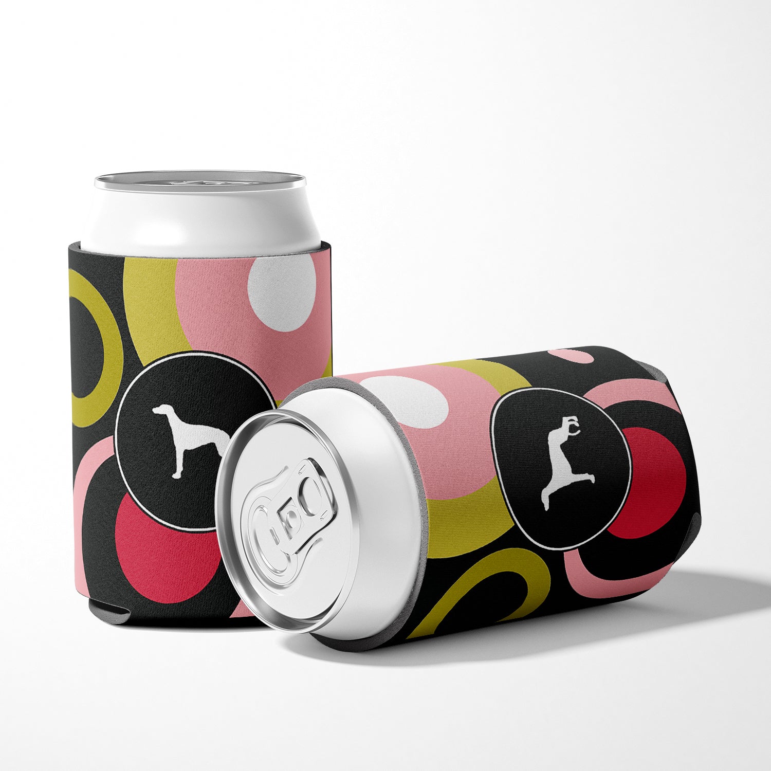 Greyhound Can or Bottle Beverage Insulator Hugger.