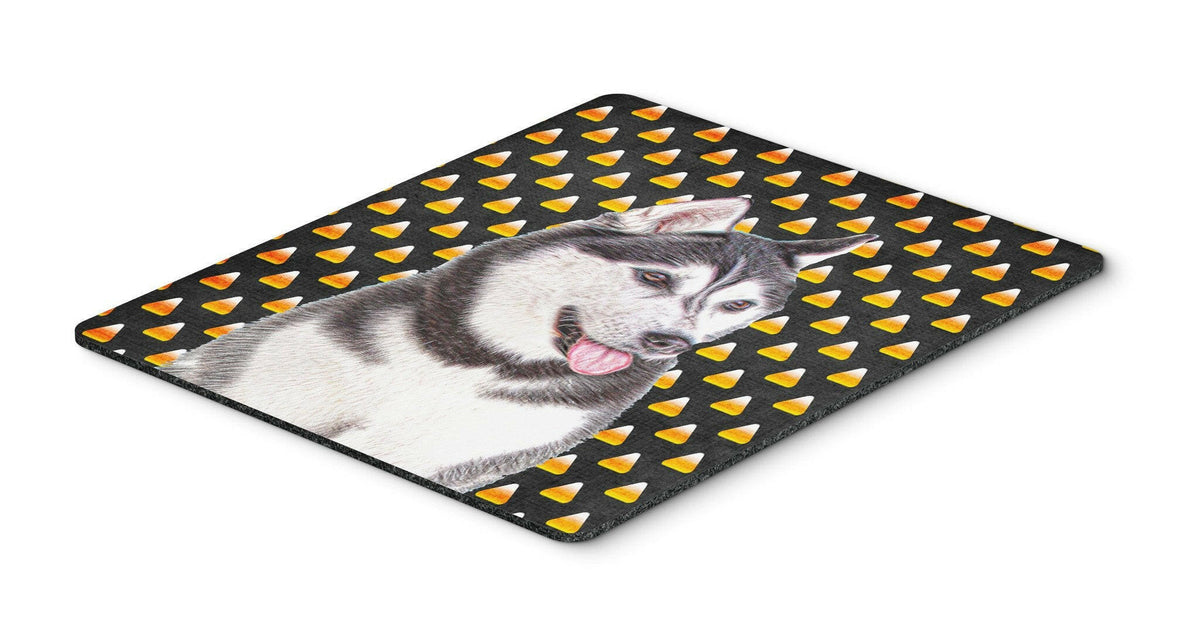 Candy Corn Halloween Alaskan Malamute Mouse Pad, Hot Pad or Trivet KJ1210MP by Caroline&#39;s Treasures