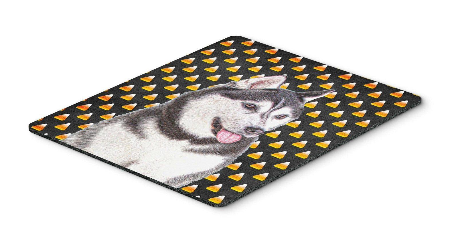 Candy Corn Halloween Alaskan Malamute Mouse Pad, Hot Pad or Trivet KJ1210MP by Caroline's Treasures