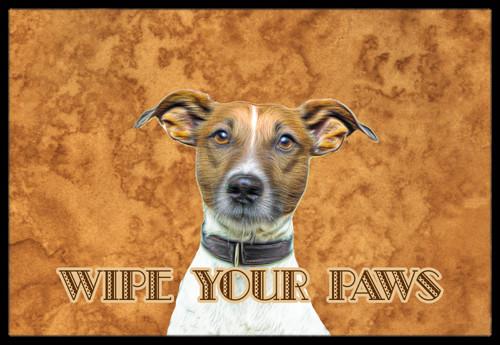 Jack Russell Terrier Wipe your Paws Indoor or Outdoor Mat 24x36 KJ1218JMAT by Caroline&#39;s Treasures