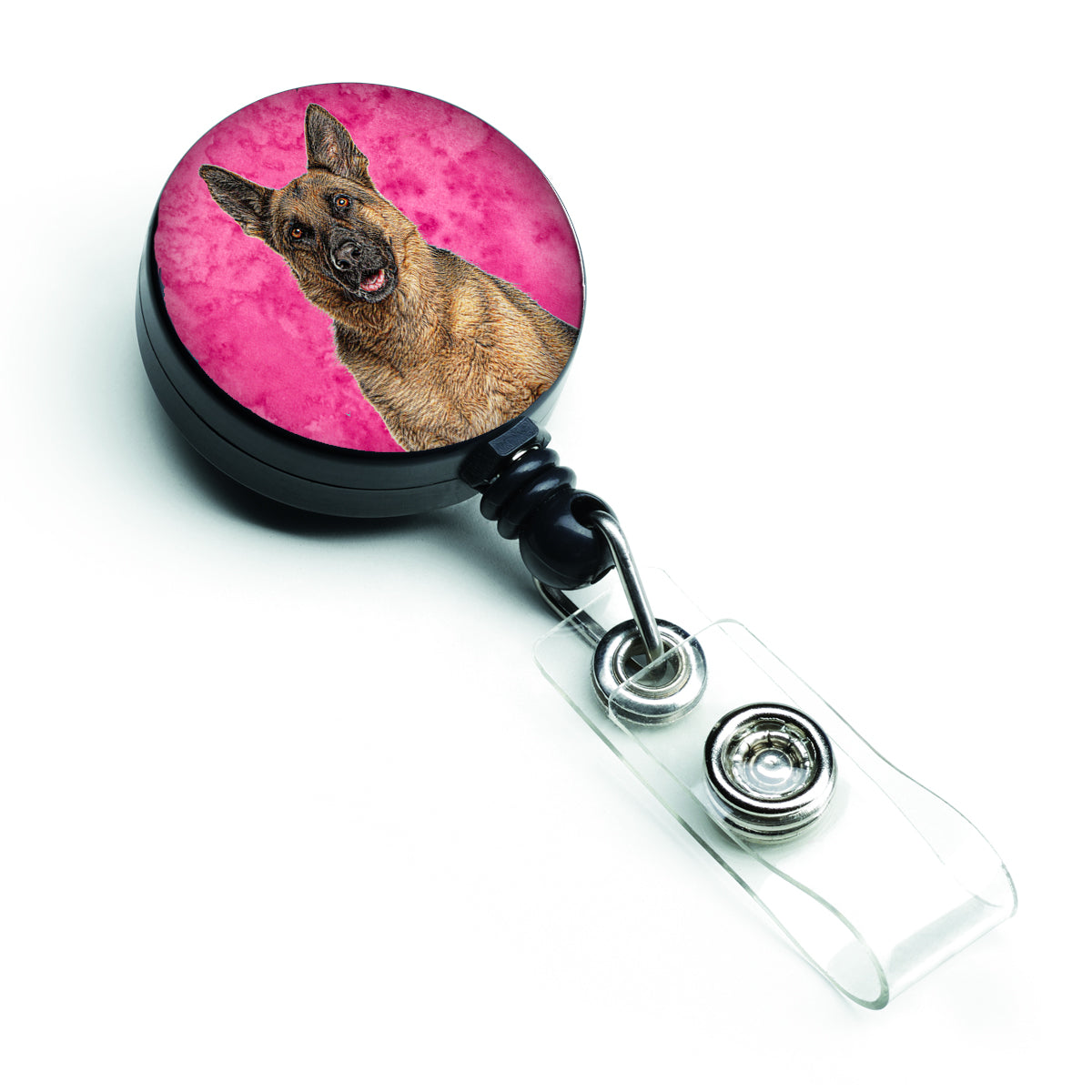 German Shepherd Retractable Badge Reel KJ1225PK-BR.