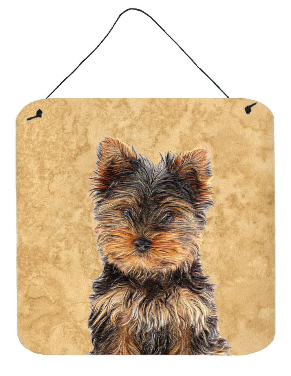 Yorkie Puppy / Yorkshire Terrier Wall or Door Hanging Prints KJ1230DS66 by Caroline&#39;s Treasures