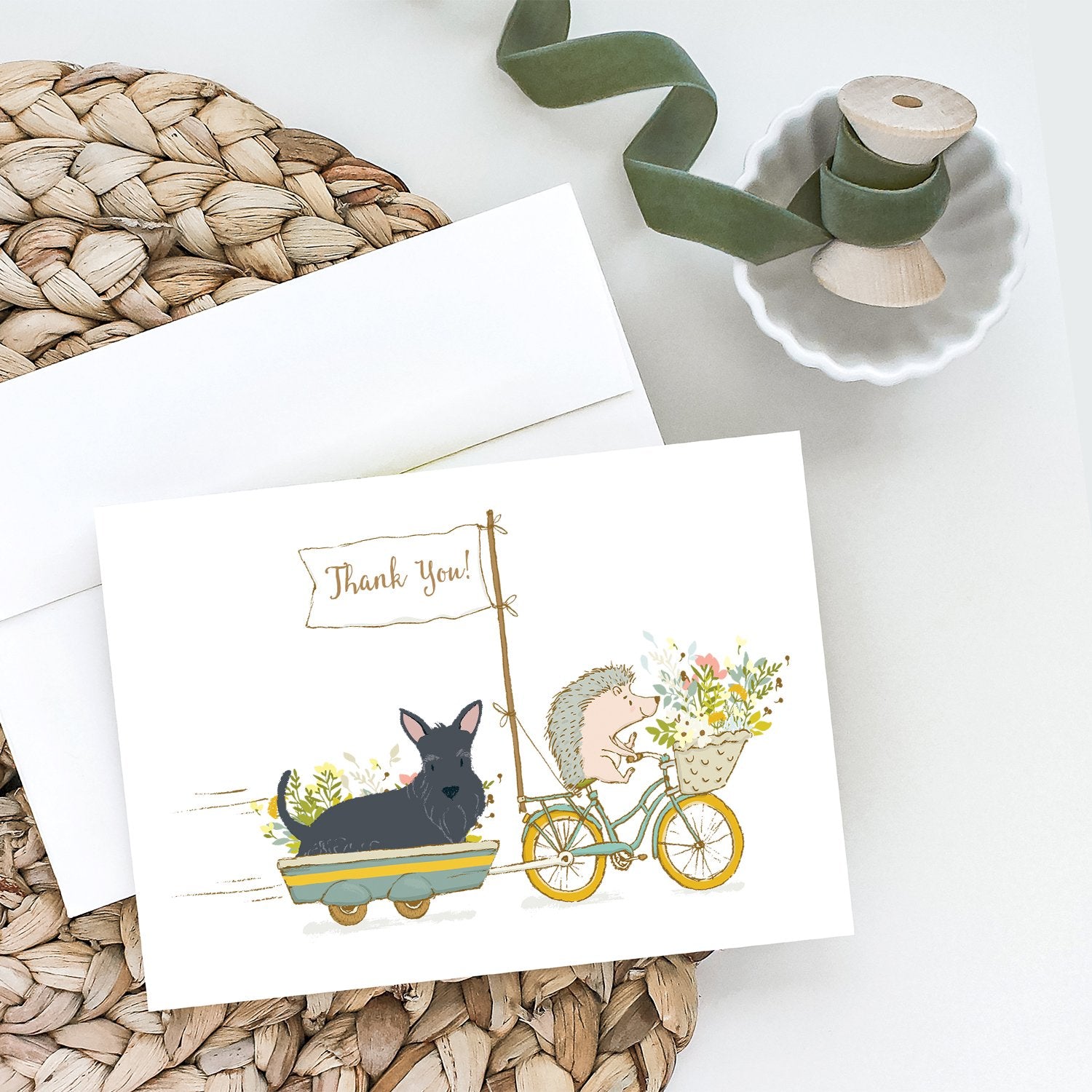 Buy this Scottish Terrier Greeting Cards and Envelopes Pack of 8