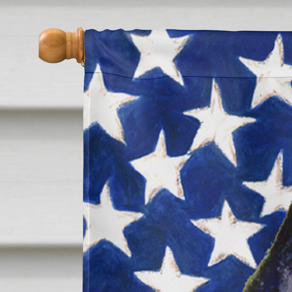 USA American Flag with Schipperke Flag Canvas House Size  the-store.com.