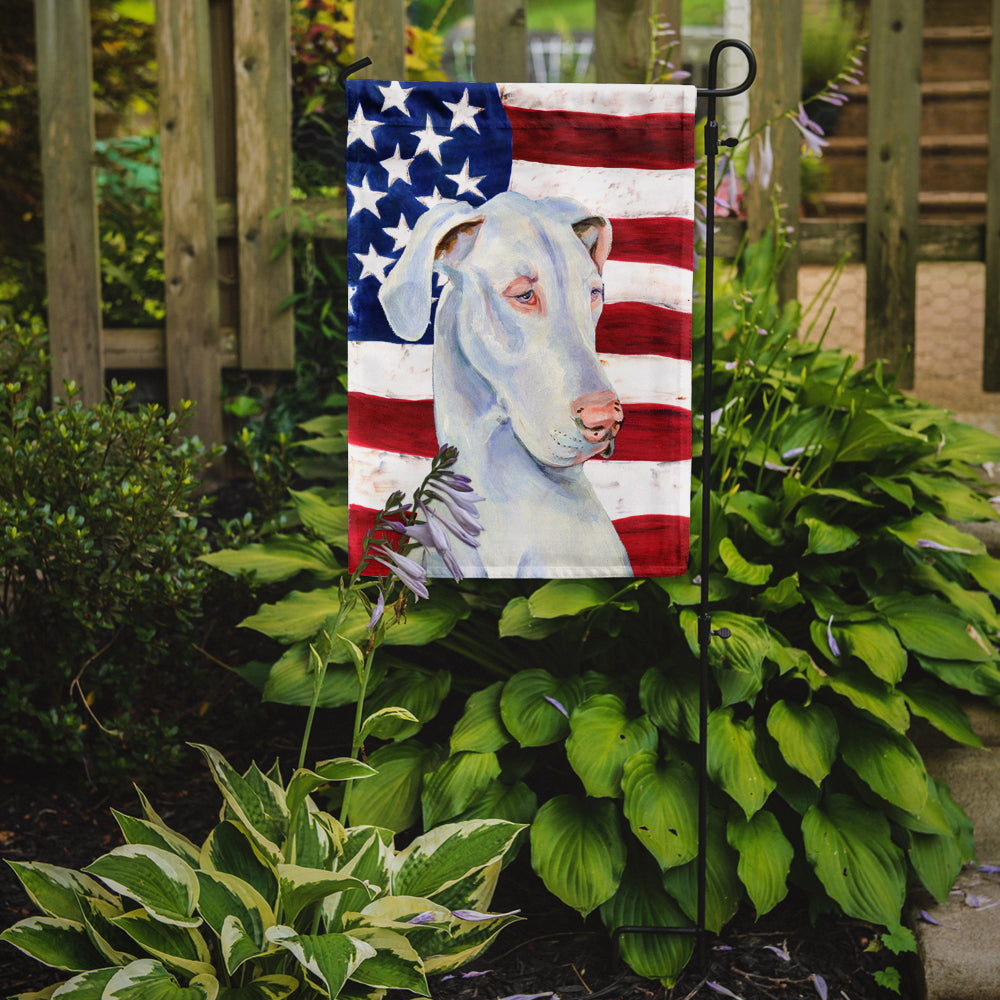 USA American Flag with Great Dane Flag Garden Size.