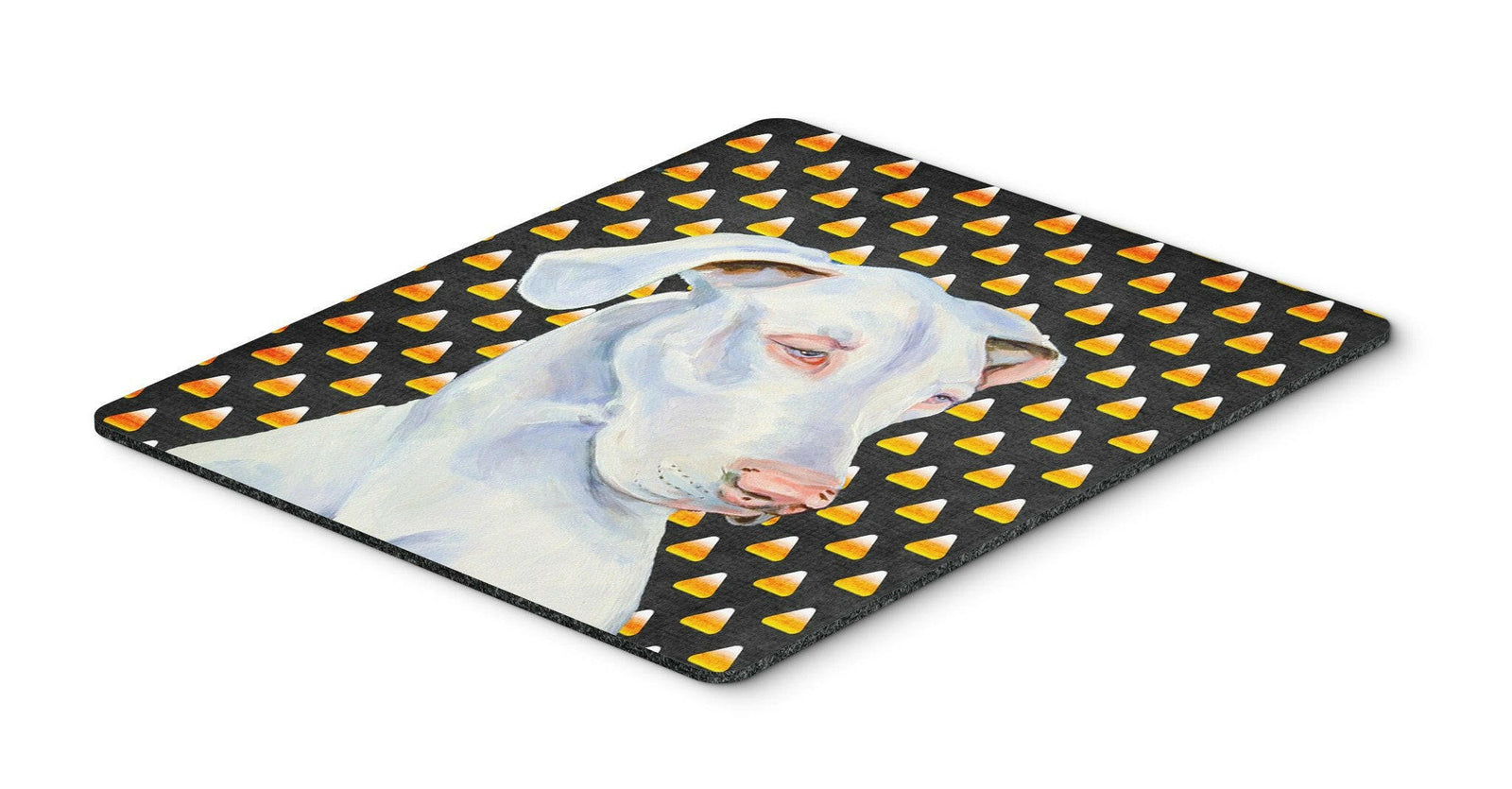 Great Dane Candy Corn Halloween Portrait Mouse Pad, Hot Pad or Trivet by Caroline's Treasures