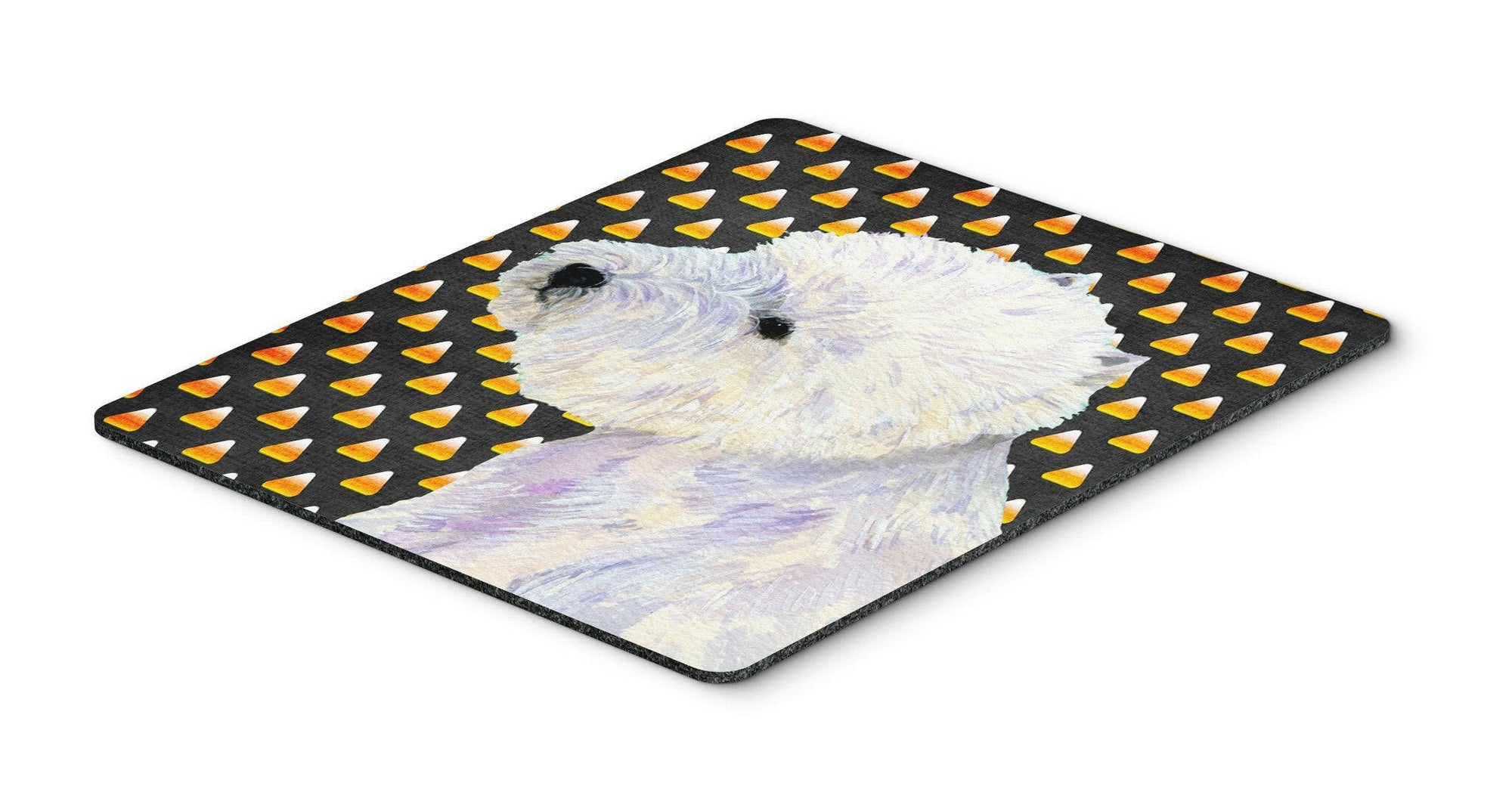 Westie Candy Corn Halloween Portrait Mouse Pad, Hot Pad or Trivet by Caroline's Treasures