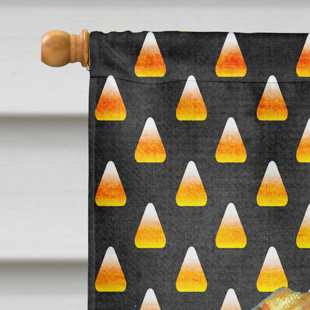 Vizsla Candy Corn Halloween Portrait Flag Canvas House Size  the-store.com.