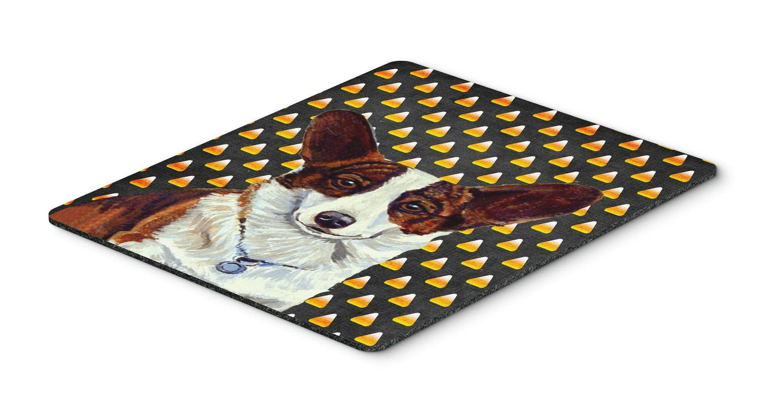 Corgi Candy Corn Halloween Portrait Mouse Pad, Hot Pad or Trivet by Caroline's Treasures