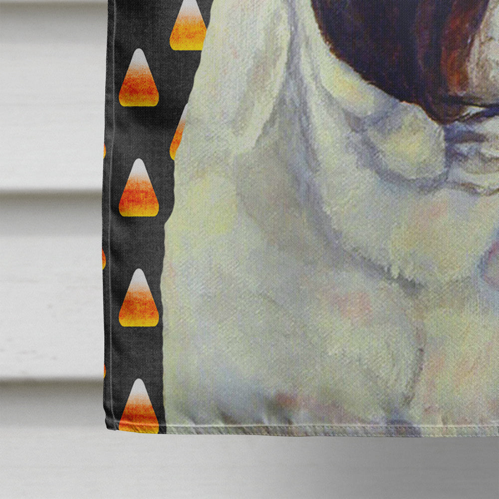 French Bulldog Candy Corn Halloween Portrait Flag Canvas House Size  the-store.com.