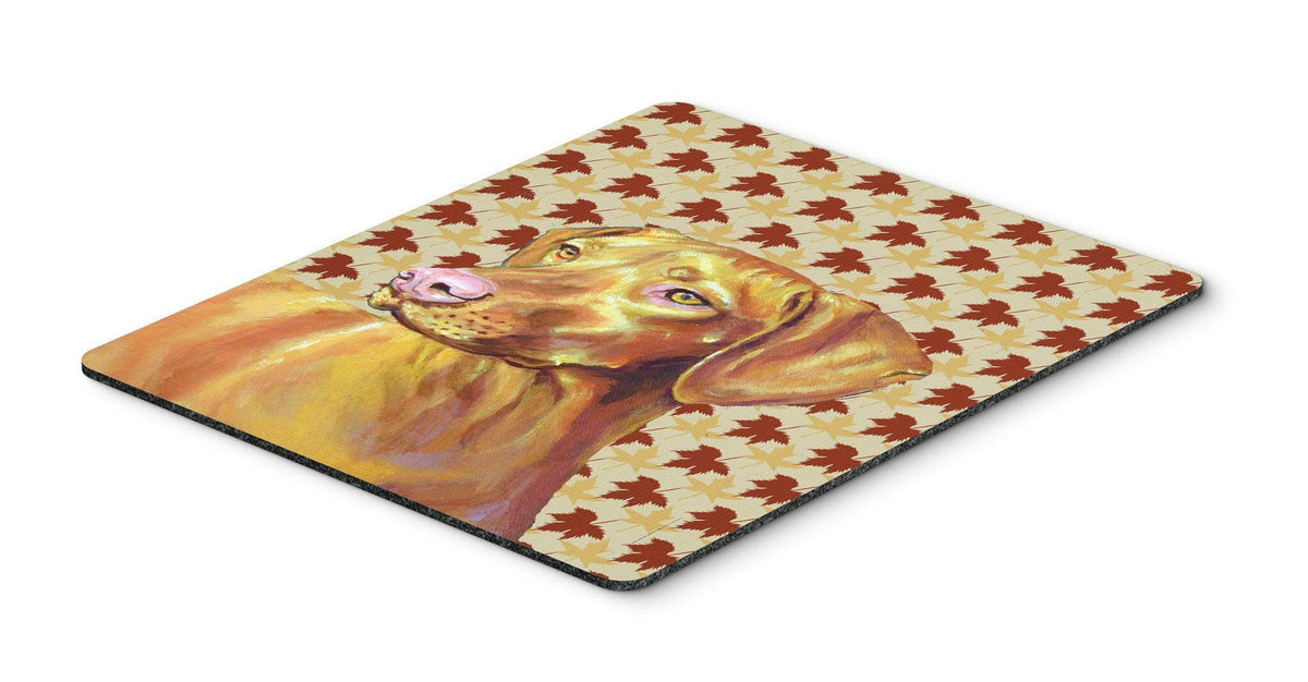 Vizsla Fall Leaves Portrait Mouse Pad, Hot Pad or Trivet by Caroline&#39;s Treasures