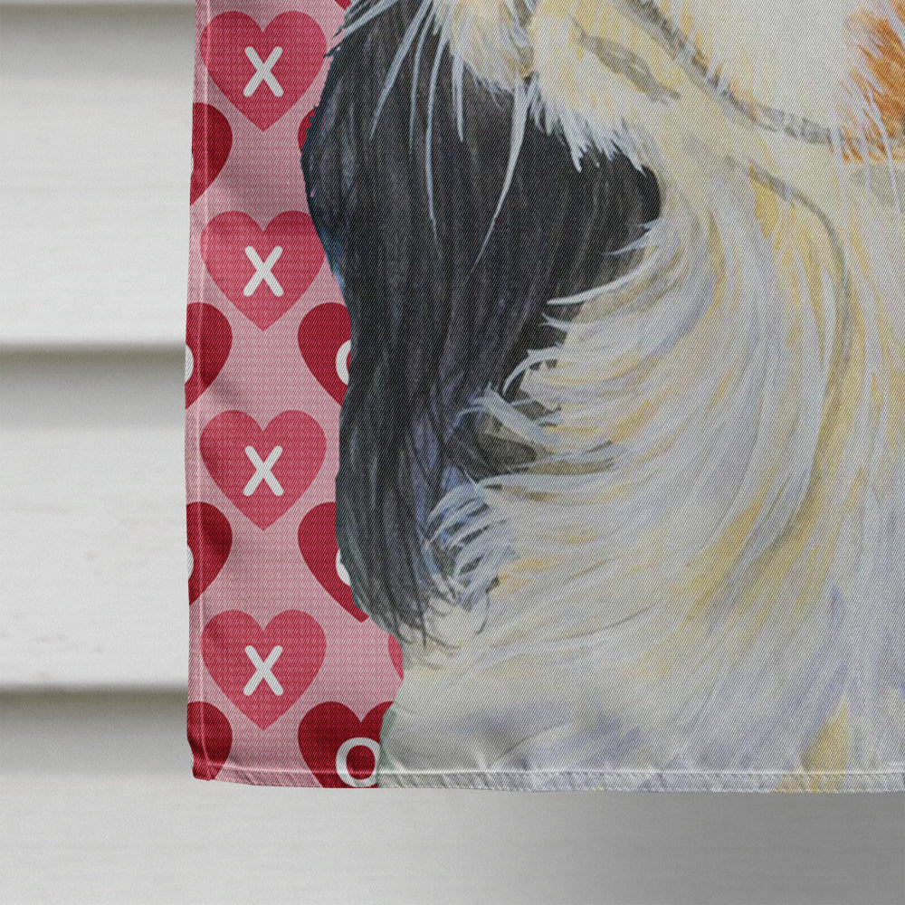 Cavalier Spaniel Hearts Love and Valentine's Day  Flag Canvas House Size  the-store.com.