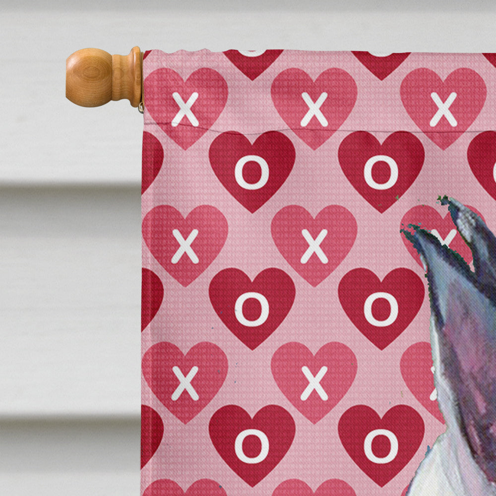 Great Dane Hearts Love Valentine's Day Flag Canvas House Size  the-store.com.