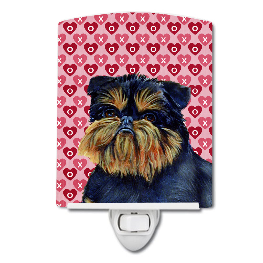 Brussels Griffon Hearts Love and Valentine's Day Portrait Ceramic Night Light LH9163CNL - the-store.com