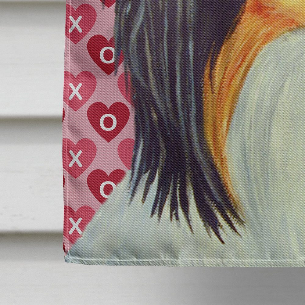 Papillon Hearts Love Valentine's Day Flag Canvas House Size  the-store.com.