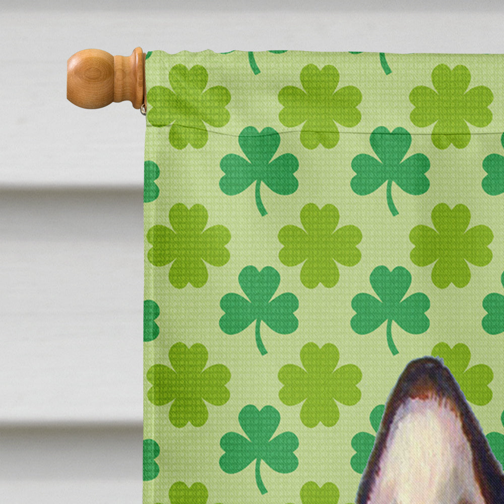 French Bulldog St. Patrick's Day Shamrock Flag Canvas House Size  the-store.com.