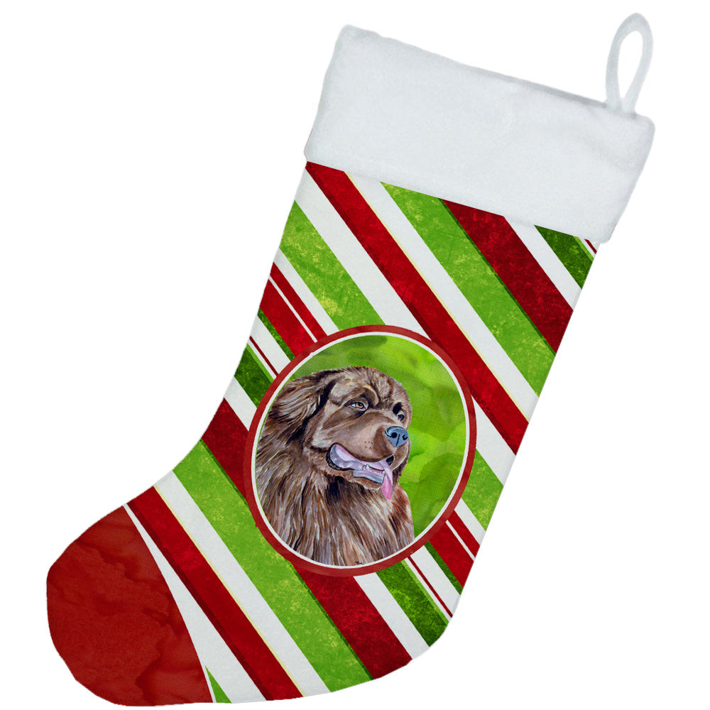 Newfoundland Candy Cane Holiday Christmas Christmas Stocking LH9219  the-store.com.