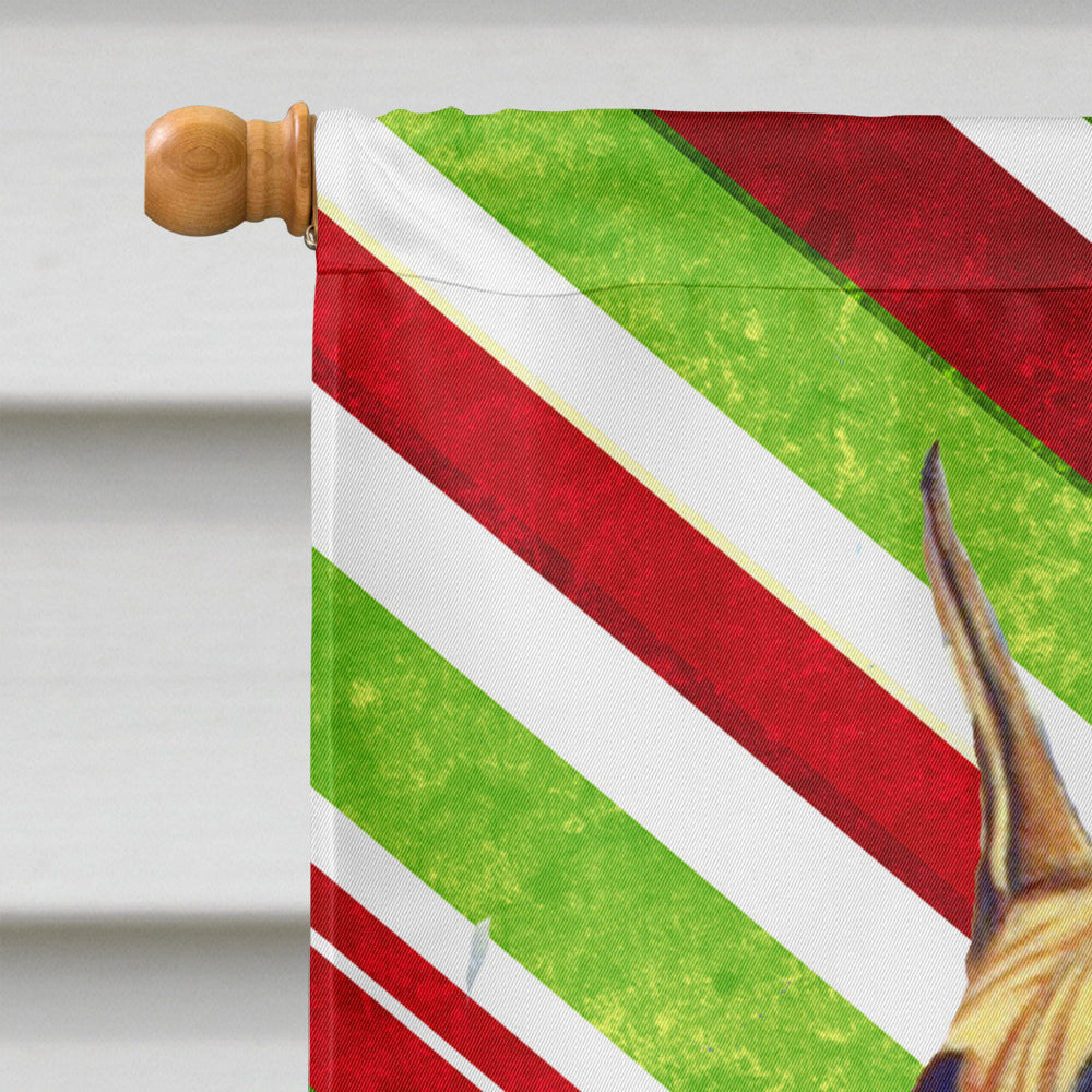 Great Dane Candy Cane Holiday Christmas  Flag Canvas House Size  the-store.com.