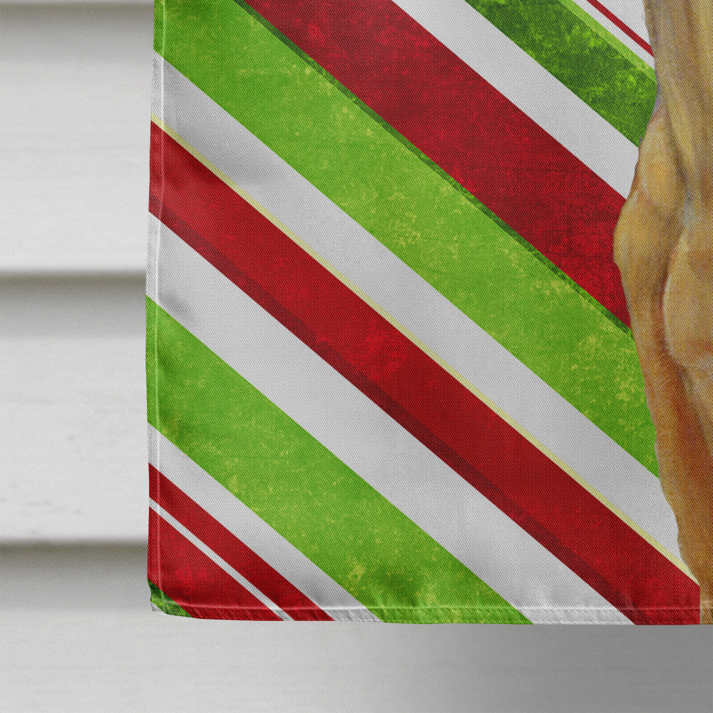 Great Dane Candy Cane Holiday Christmas  Flag Canvas House Size  the-store.com.