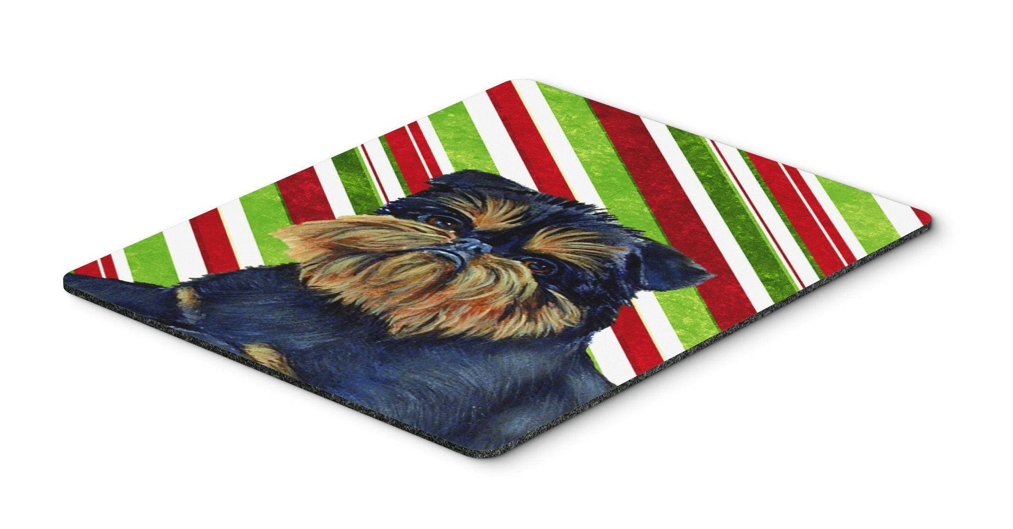 Brussels Griffon Candy Cane Holiday Christmas Mouse Pad, Hot Pad or Trivet by Caroline's Treasures