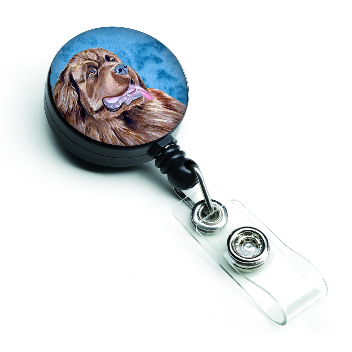 Blue Newfoundland Retractable Badge Reel LH9354BUBR  the-store.com.