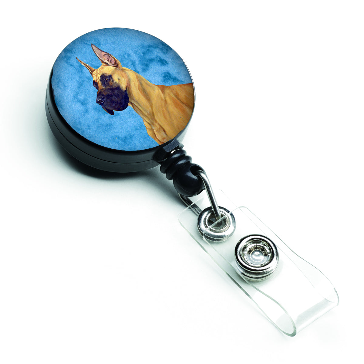 Blue Great Dane Retractable Badge Reel LH9355BUBR  the-store.com.