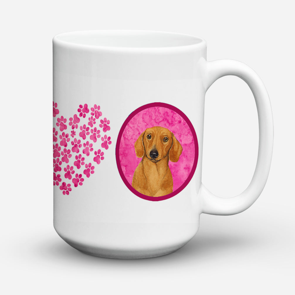 Dachshund  Dishwasher Safe Microwavable Ceramic Coffee Mug 15 ounce  the-store.com.