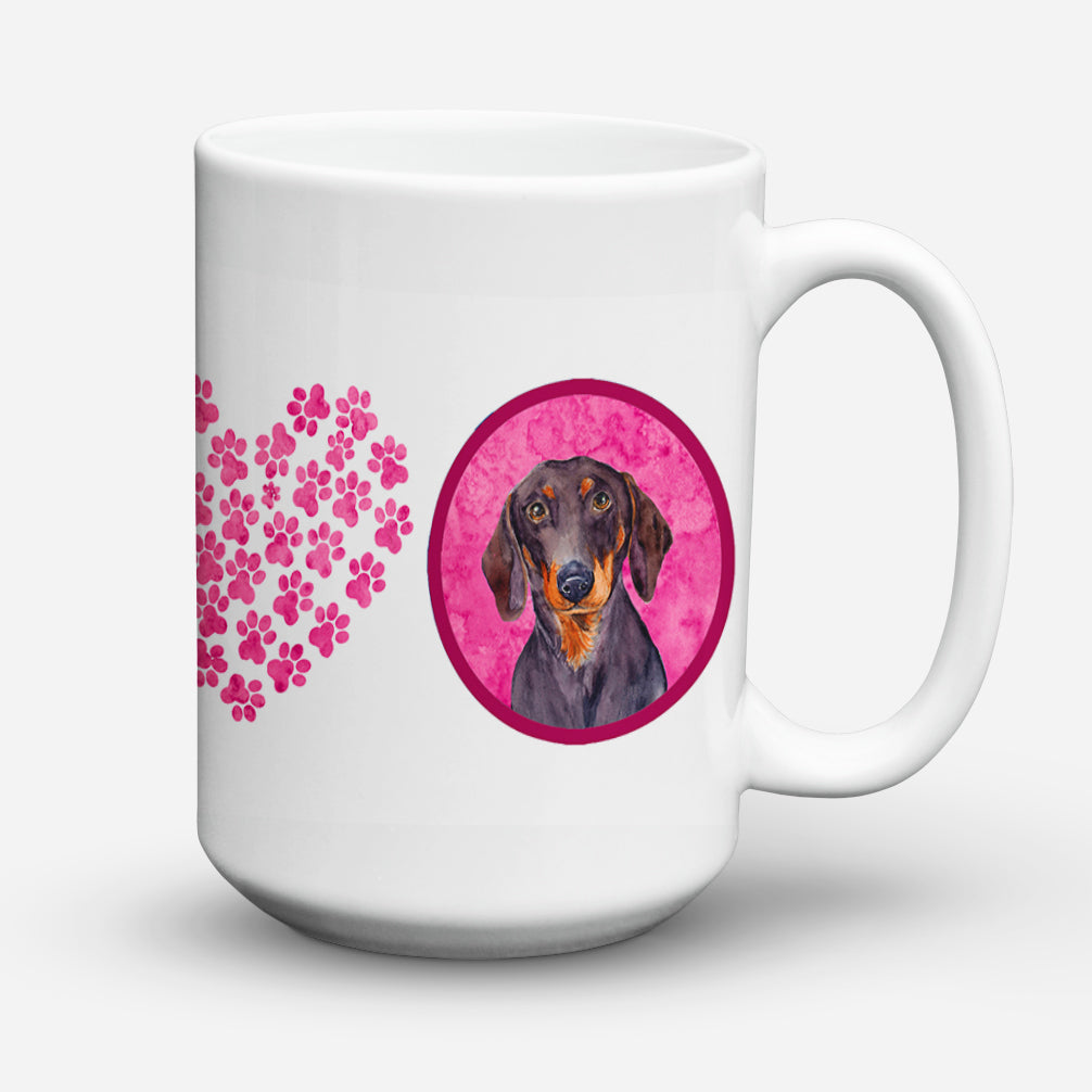 Dachshund  Dishwasher Safe Microwavable Ceramic Coffee Mug 15 ounce  the-store.com.