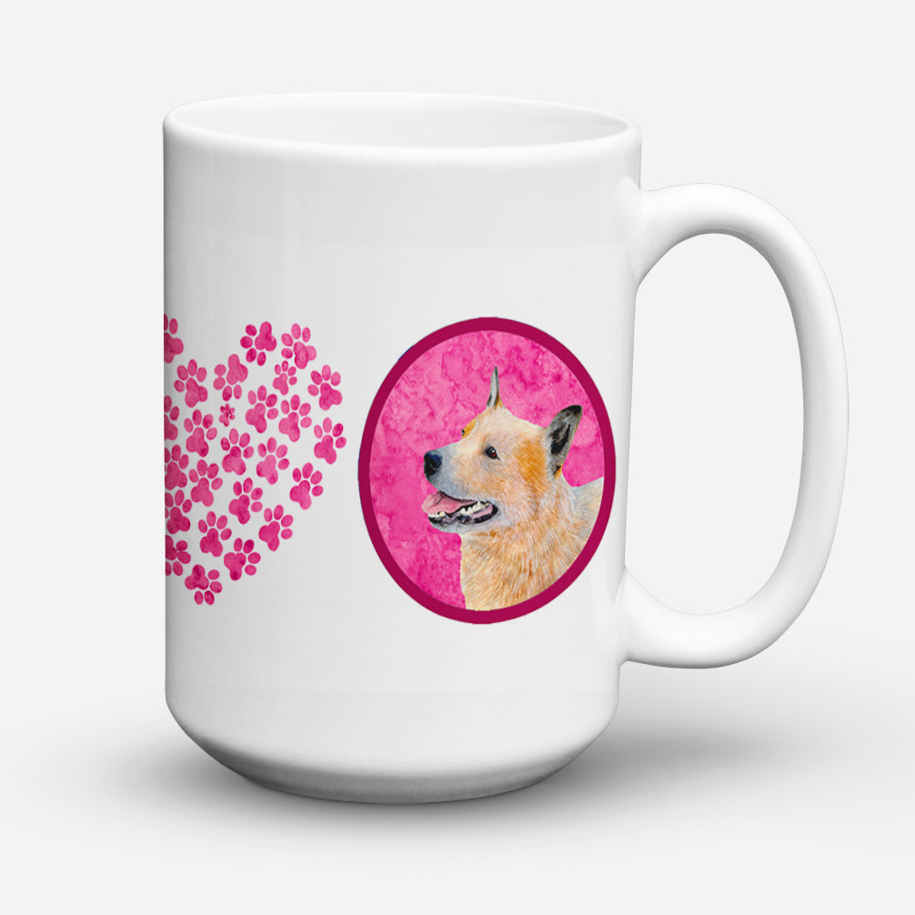 Australian Cattle Dog  Dishwasher Safe Microwavable Ceramic Coffee Mug 15 ounce  the-store.com.