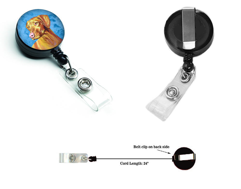 Blue Vizsla Retractable Badge Reel LH9370BUBR  the-store.com.