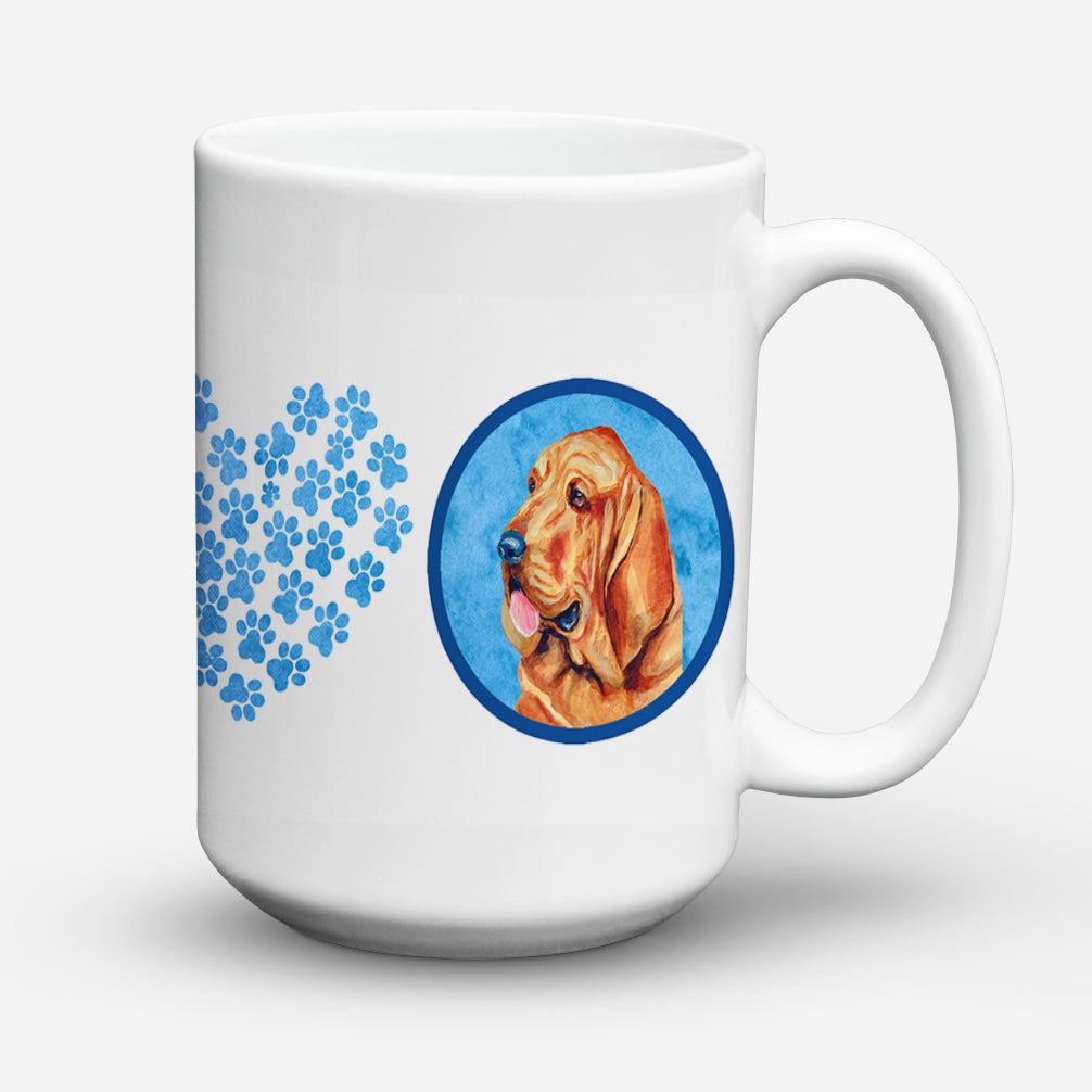 Bloodhound  Dishwasher Safe Microwavable Ceramic Coffee Mug 15 ounce  the-store.com.