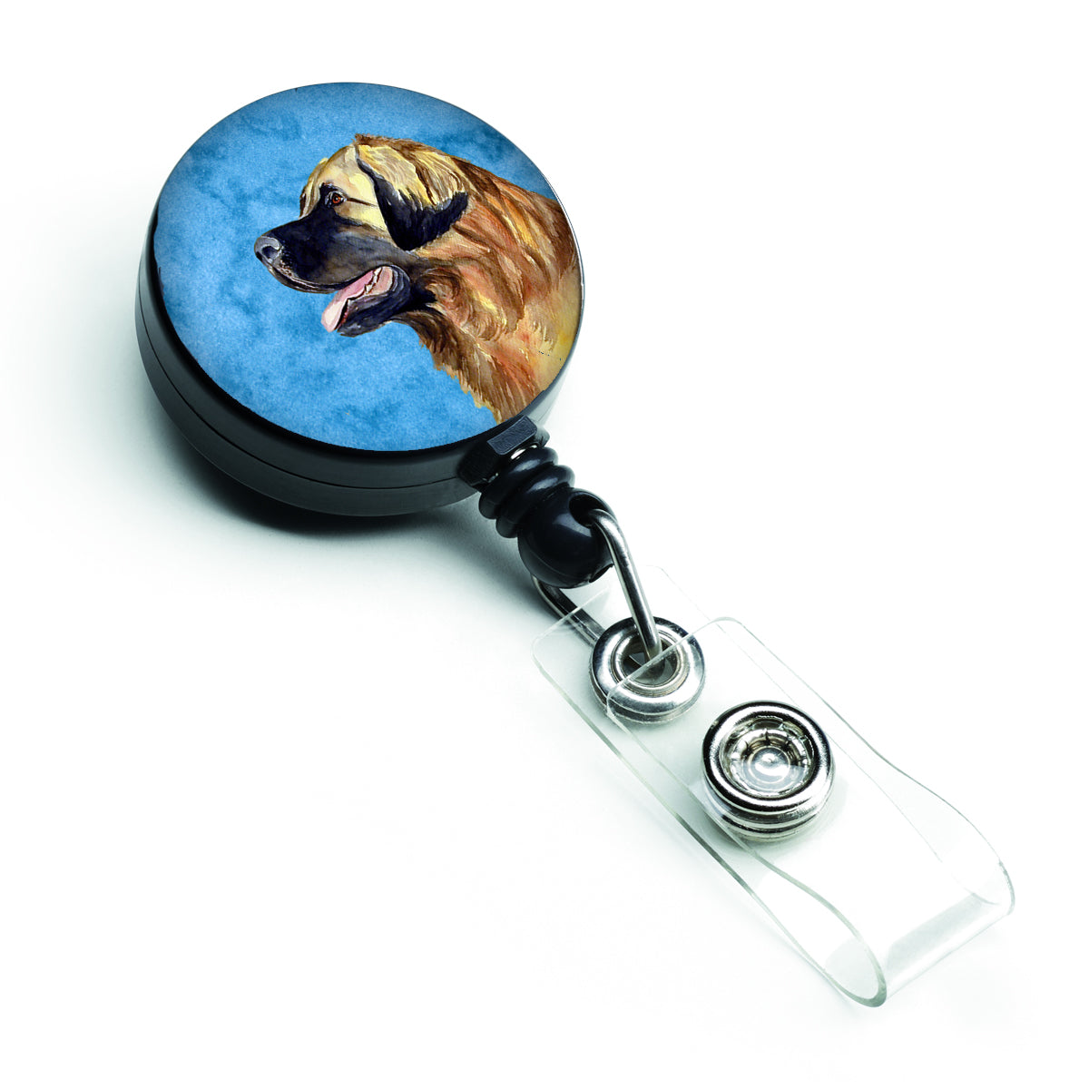 Blue Leonberger Retractable Badge Reel LH9393BUBR  the-store.com.