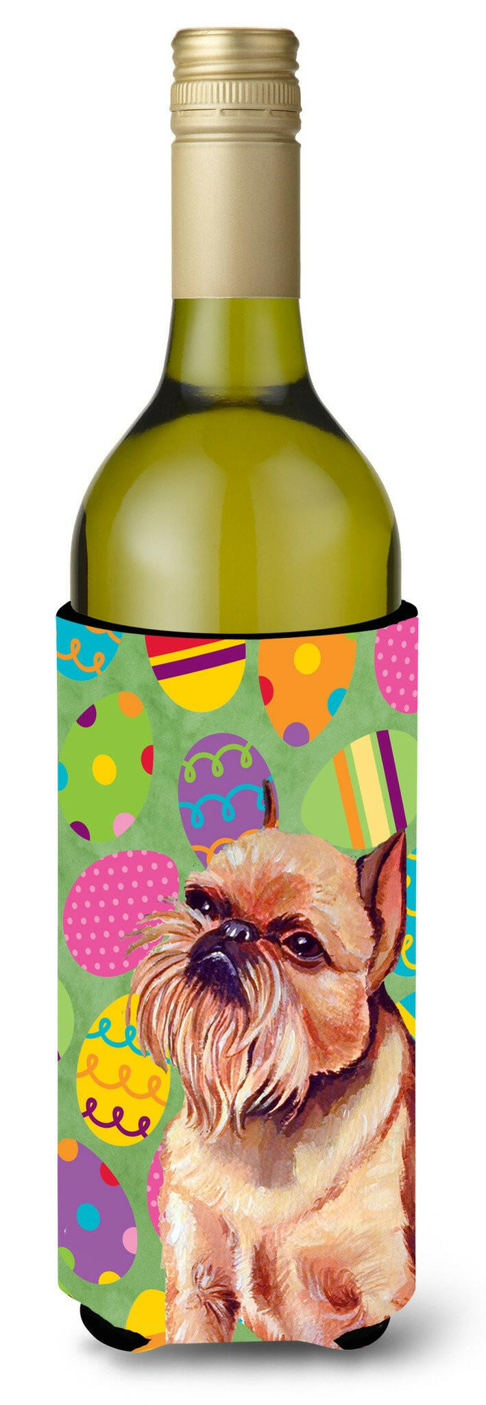 Brussels Griffon Easter Eggtravaganza Wine Bottle Beverage Insulator Beverage Insulator Hugger by Caroline's Treasures