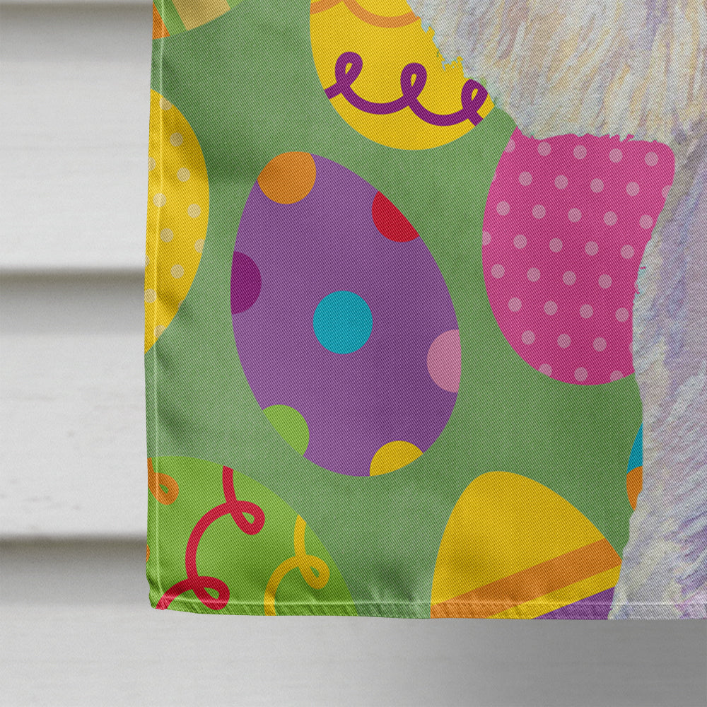 Westie Easter Eggtravaganza Flag Canvas House Size  the-store.com.