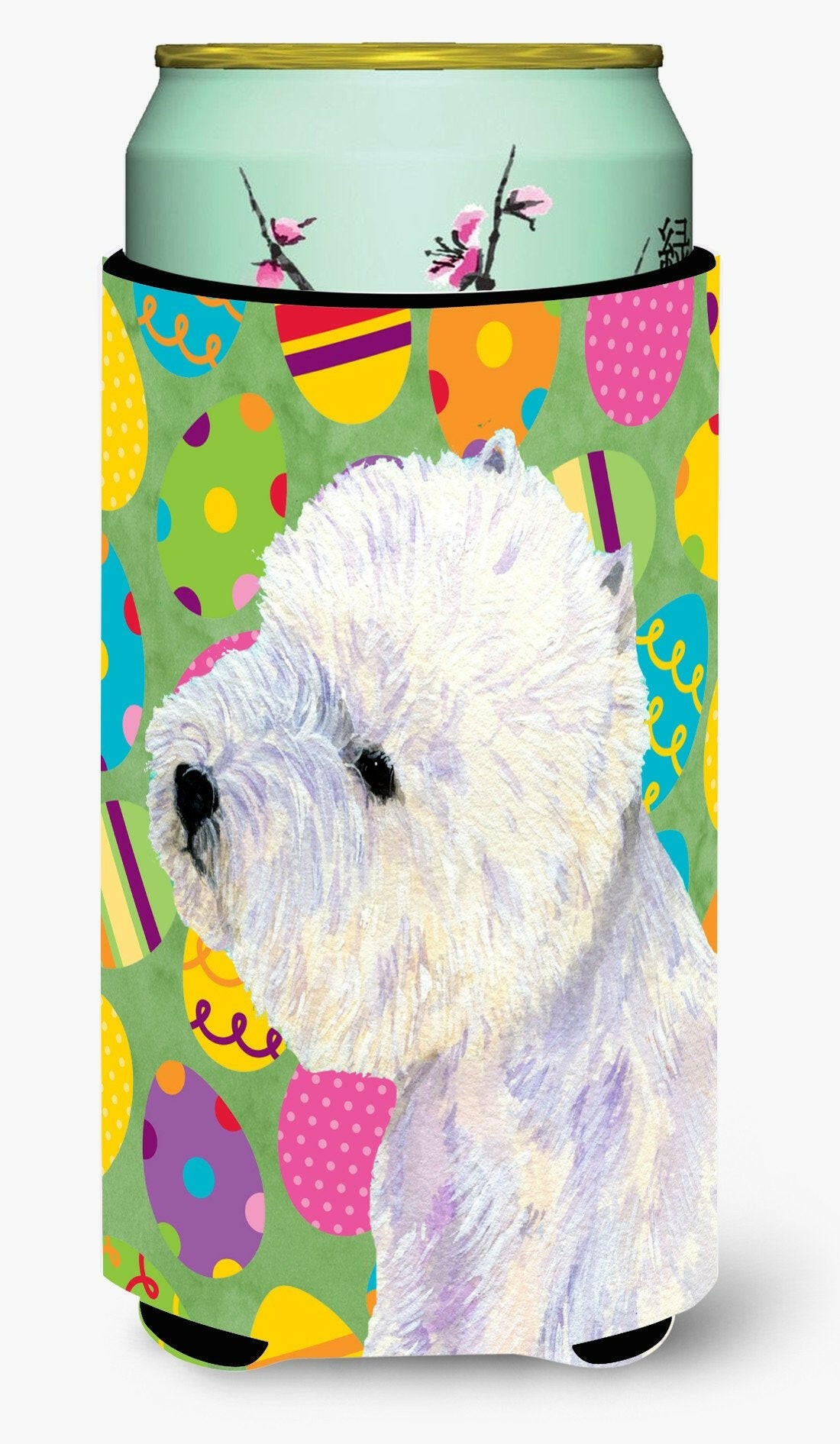 Westie Easter Eggtravaganza  Tall Boy Beverage Insulator Beverage Insulator Hugger by Caroline&#39;s Treasures