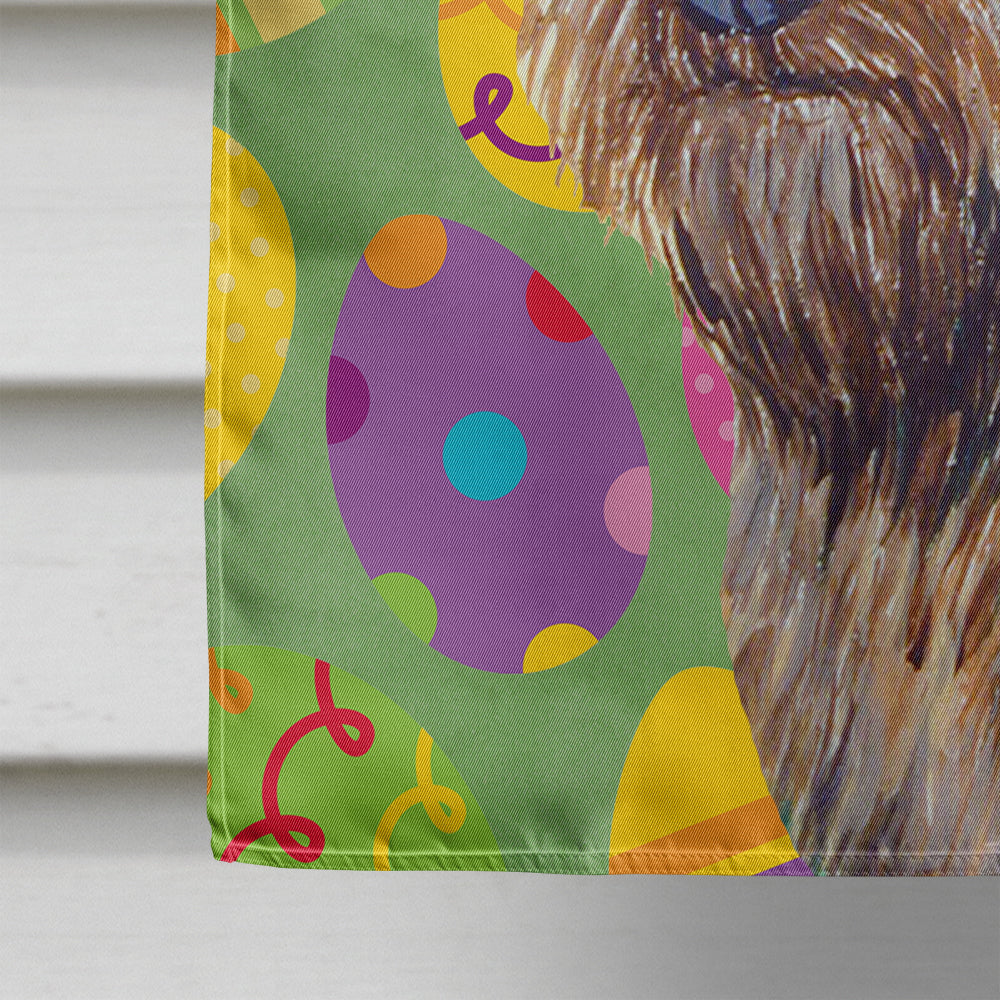 Cairn Terrier Easter Eggtravaganza Flag Canvas House Size  the-store.com.