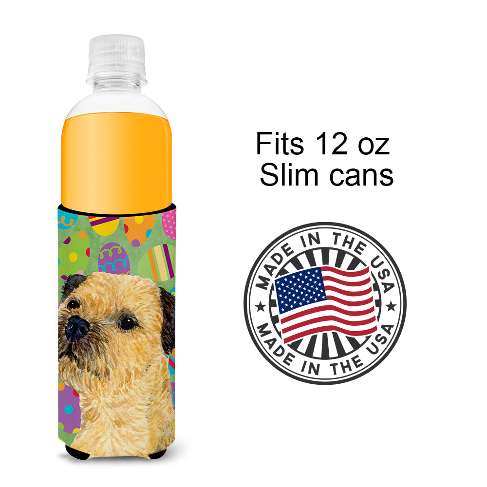 Border Terrier Easter Eggtravaganza Ultra Beverage Insulators for slim cans LH9413MUK.