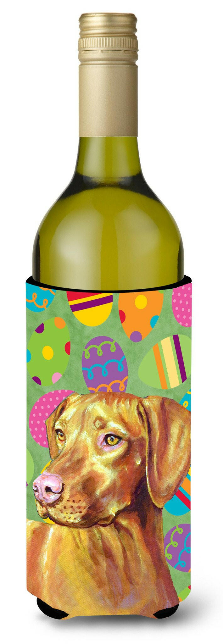 Vizsla Easter Eggtravaganza Wine Bottle Beverage Insulator Beverage Insulator Hugger by Caroline's Treasures