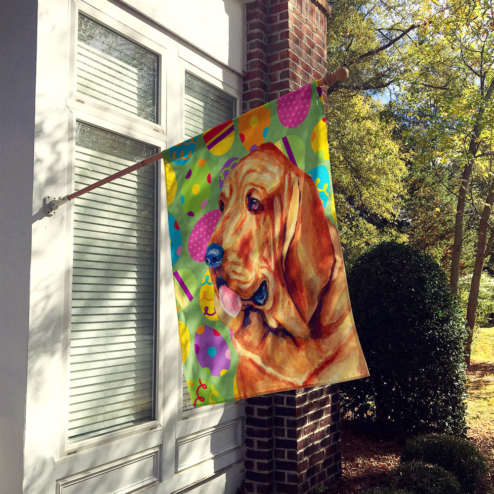 Bloodhound Easter Eggtravaganza Flag Canvas House Size  the-store.com.