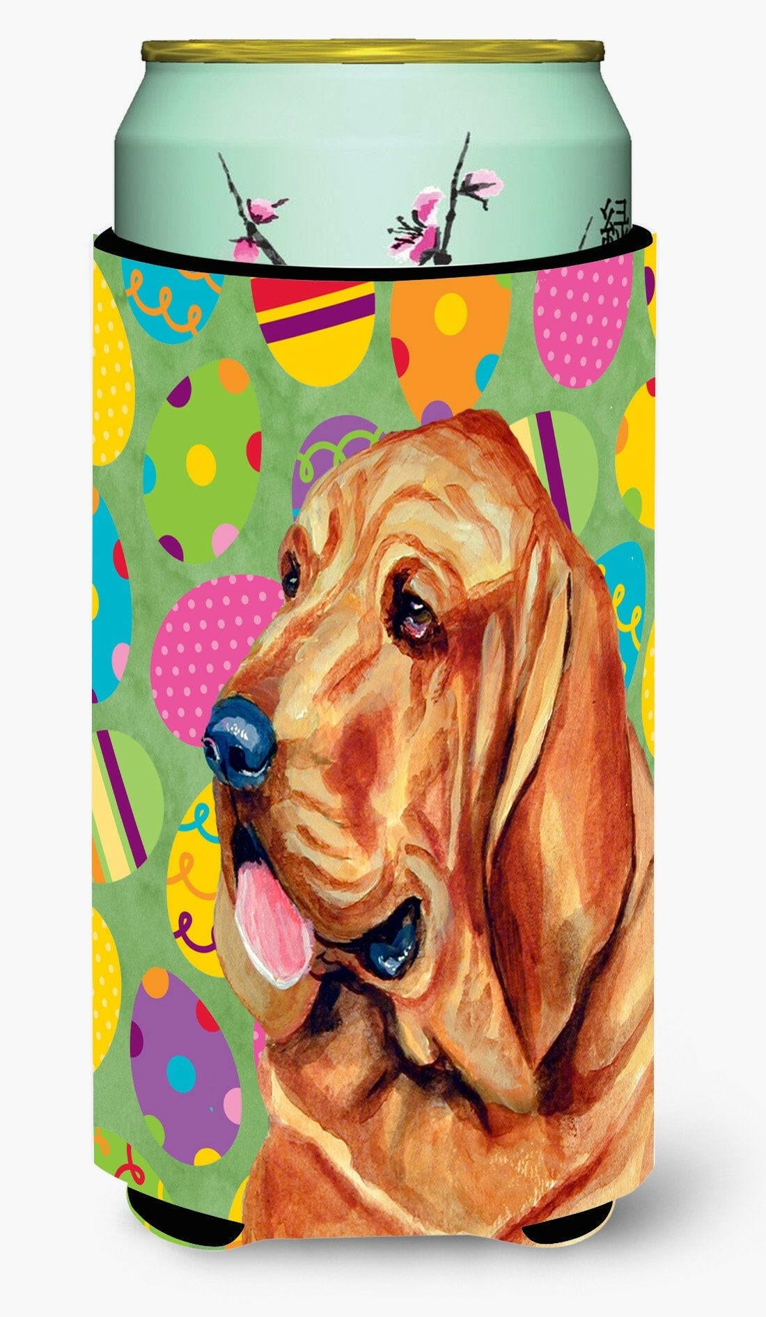 Bloodhound Easter Eggtravaganza  Tall Boy Beverage Insulator Beverage Insulator Hugger by Caroline's Treasures