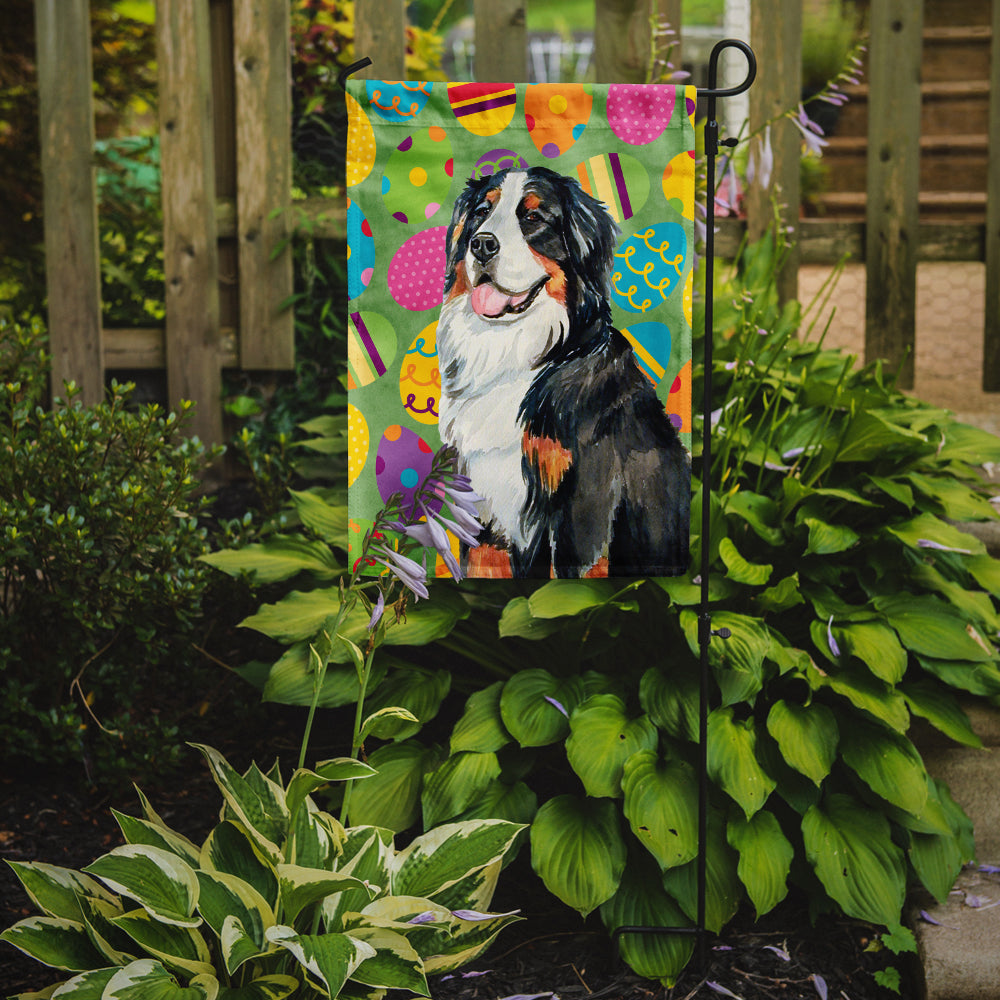 Bernese Mountain Dog Easter Eggtravaganza Flag Garden Size  the-store.com.