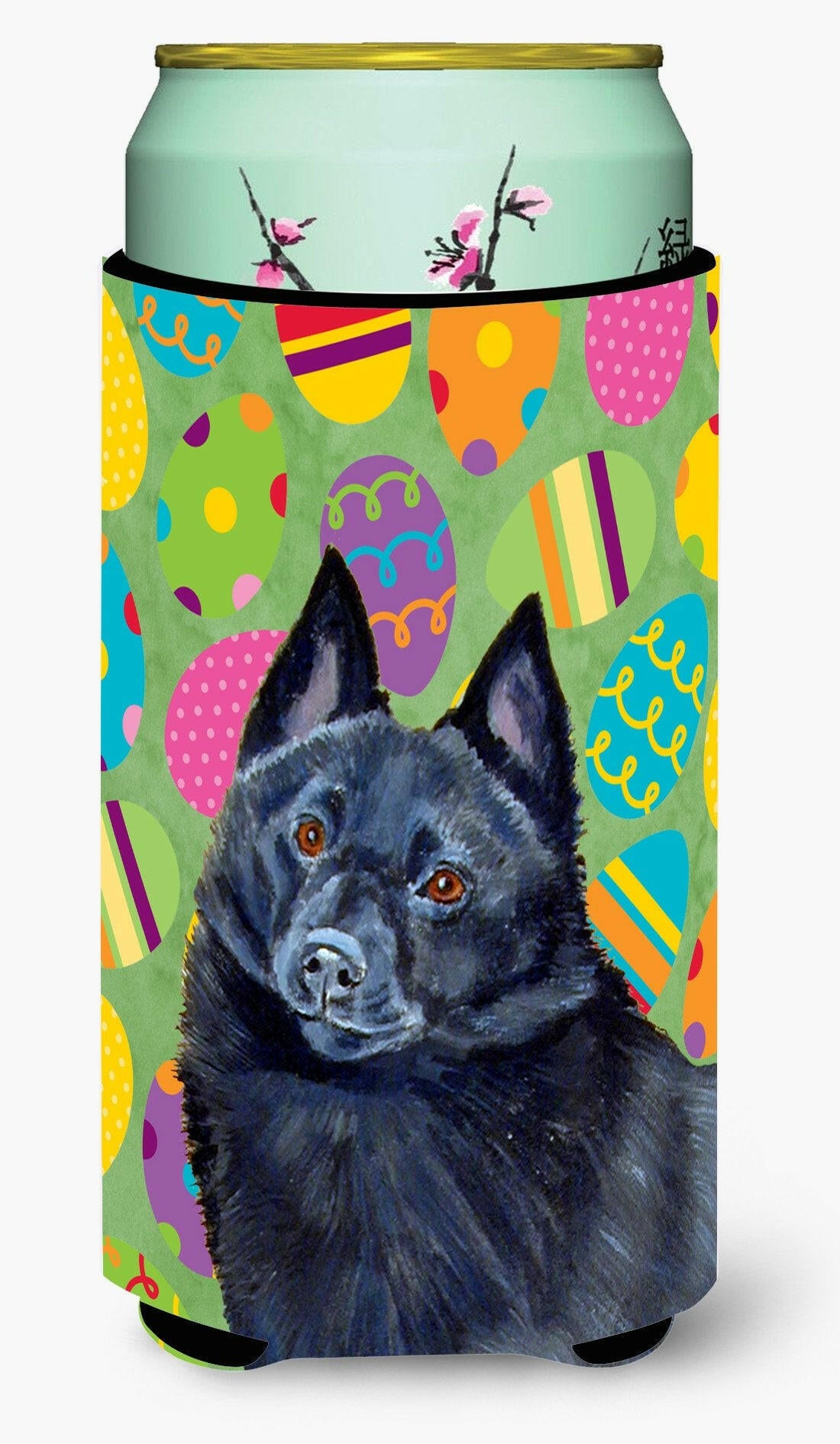 Schipperke Easter Eggtravaganza  Tall Boy Beverage Insulator Beverage Insulator Hugger by Caroline's Treasures