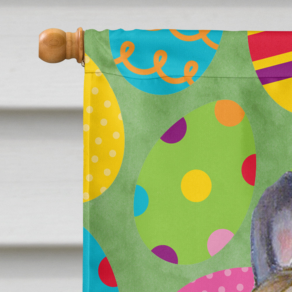 French Bulldog Easter Eggtravaganza Flag Canvas House Size  the-store.com.