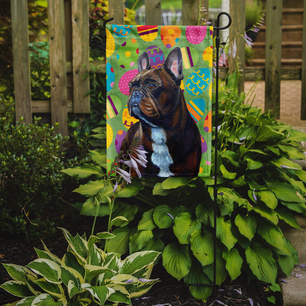 French Bulldog Easter Eggtravaganza Flag Garden Size  the-store.com.